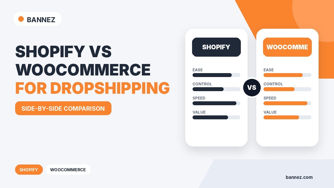 Shopify vs WooCommerce for Dropshipping