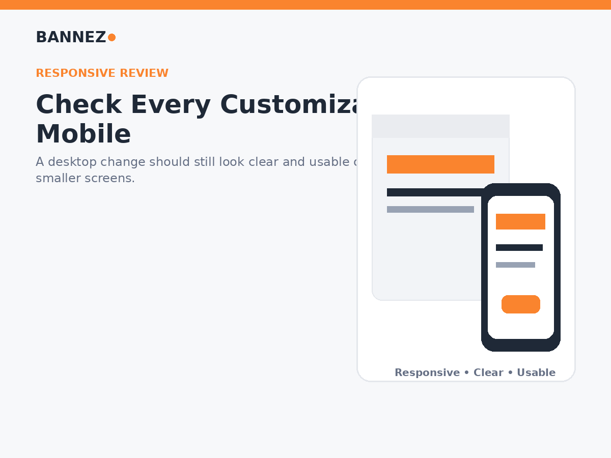 Squarespace customization mobile review visual for responsive text images buttons navigation and spacing