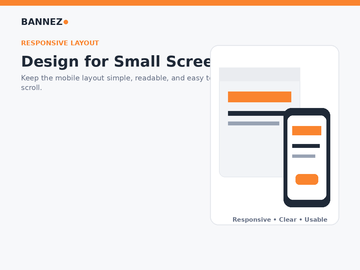 Squarespace mobile layout visual for responsive sections stacked columns spacing navigation and content order