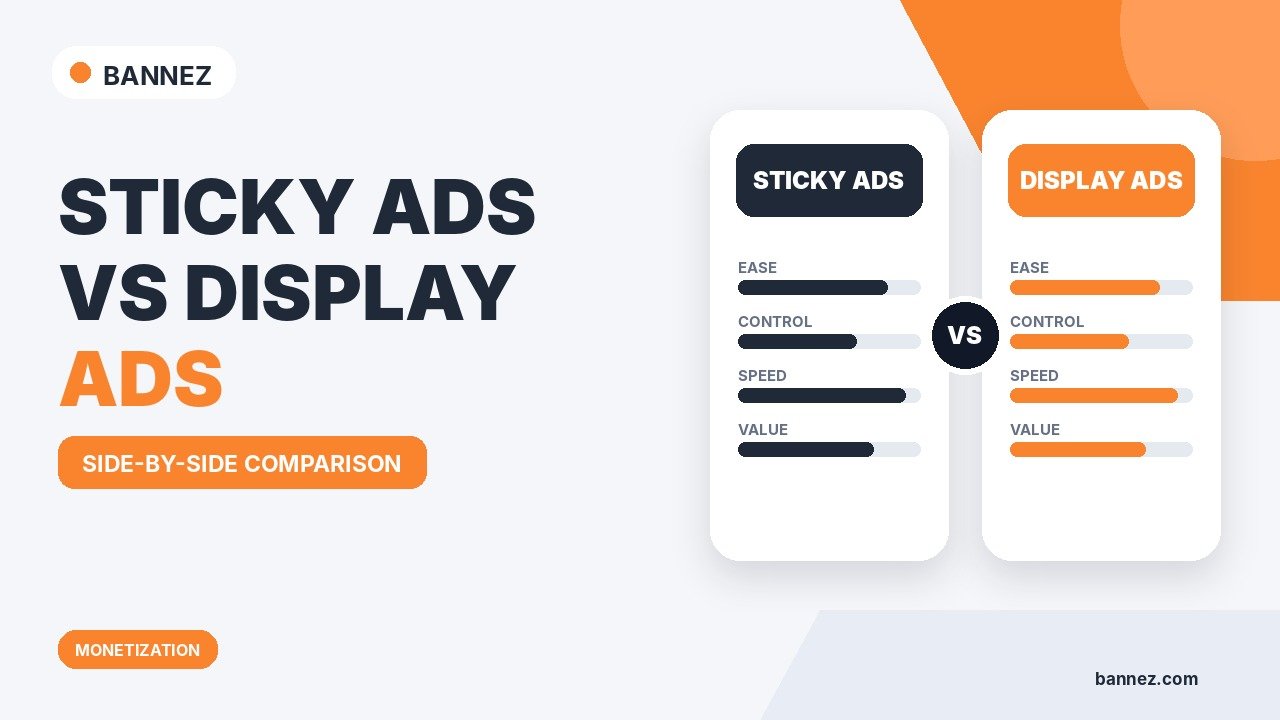 Sticky Ads vs Display Ads: What Is the Difference?