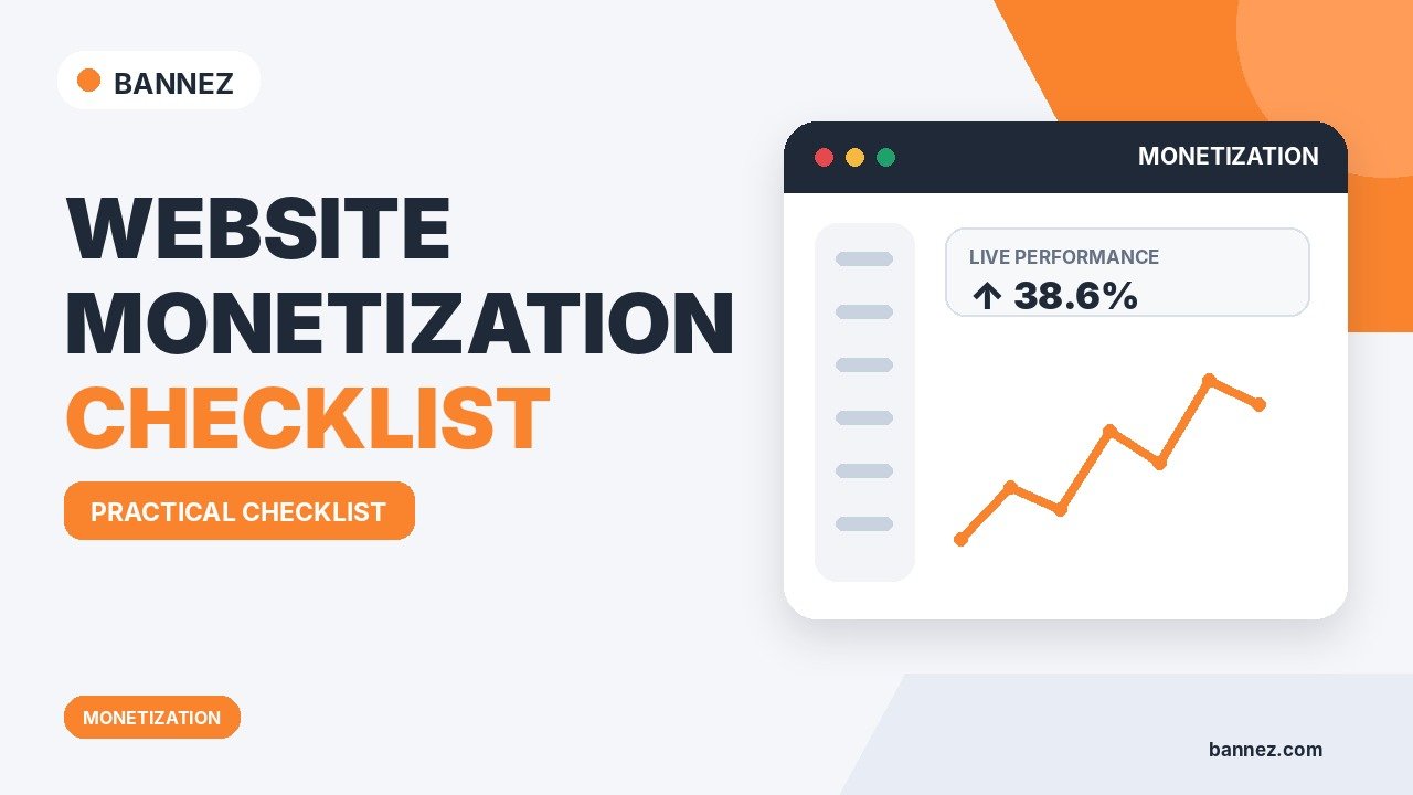 Website Monetization Checklist: 25 Things Every Publisher Should Check