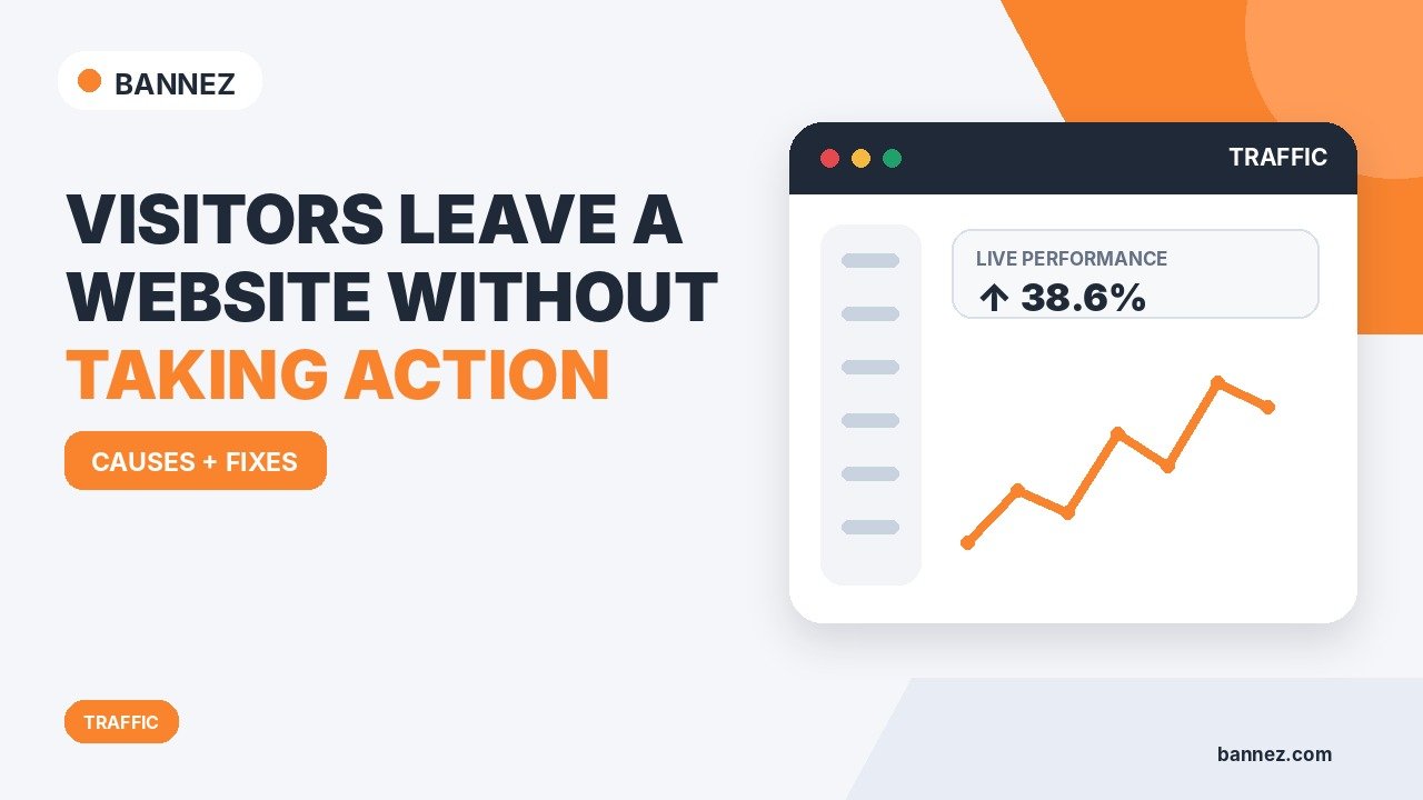 Why Visitors Leave a Website Without Taking Action