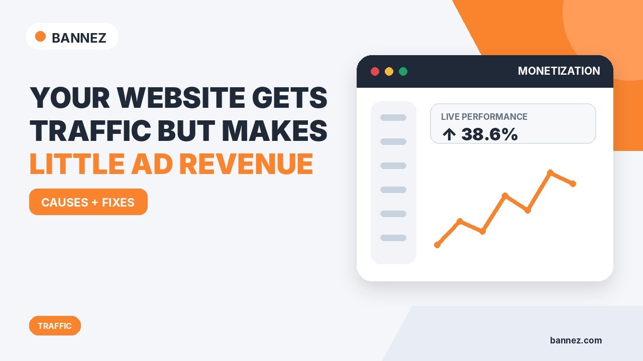 Why Your Website Gets Traffic but Makes Little Ad Revenue