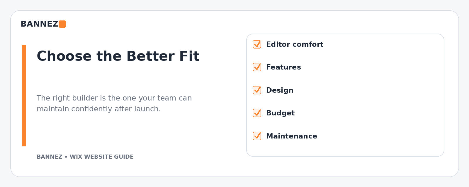 Wix vs Squarespace decision guide comparing design freedom ease of editing business tools ecommerce and maintenance