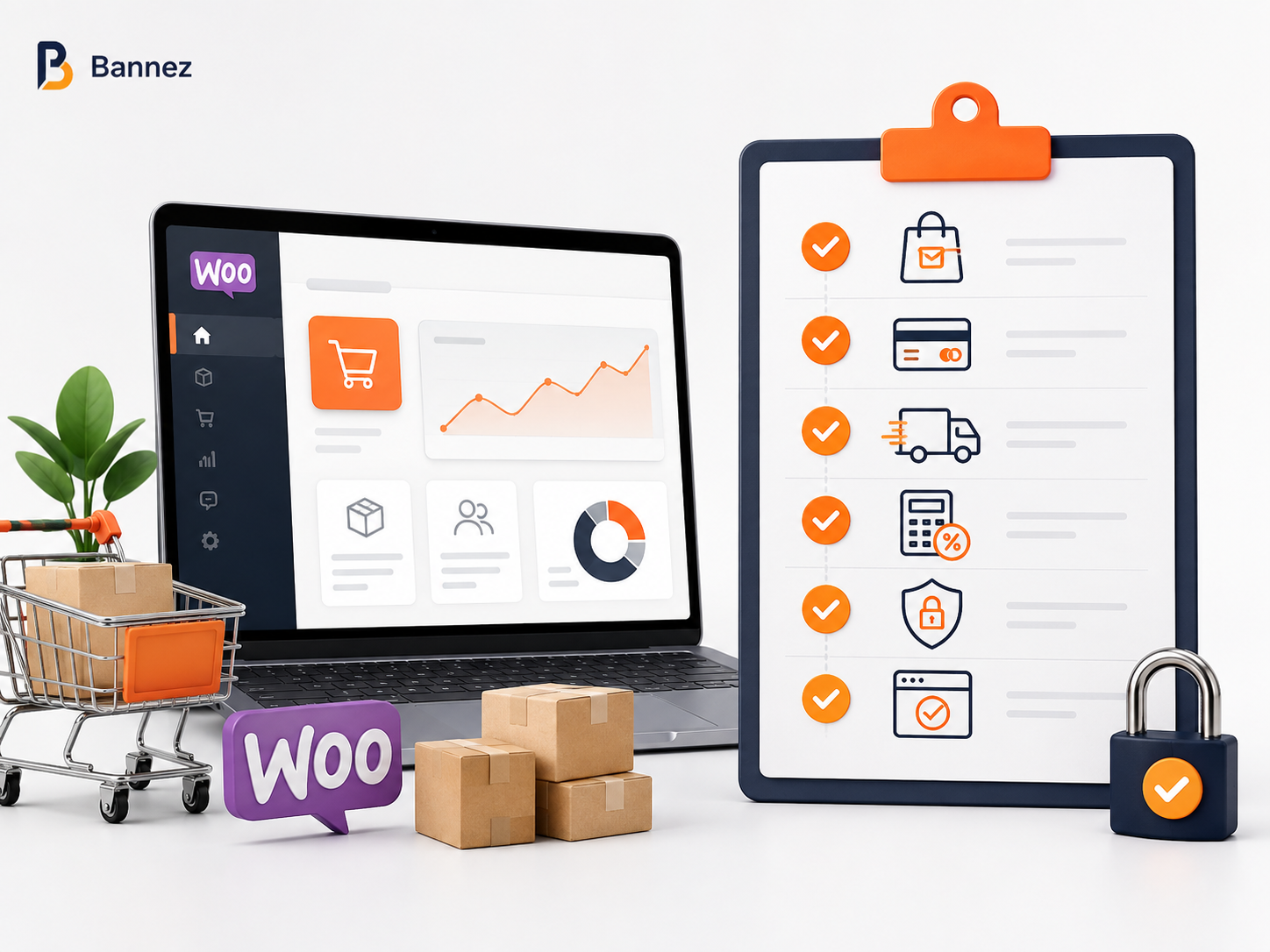 WooCommerce setup checklist for products payments shipping tax security and testing